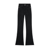 Risen Women's Mid-Rise Washed Flare Jeans