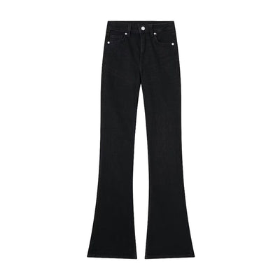 Risen Women's Mid-Rise Washed Flare Jeans