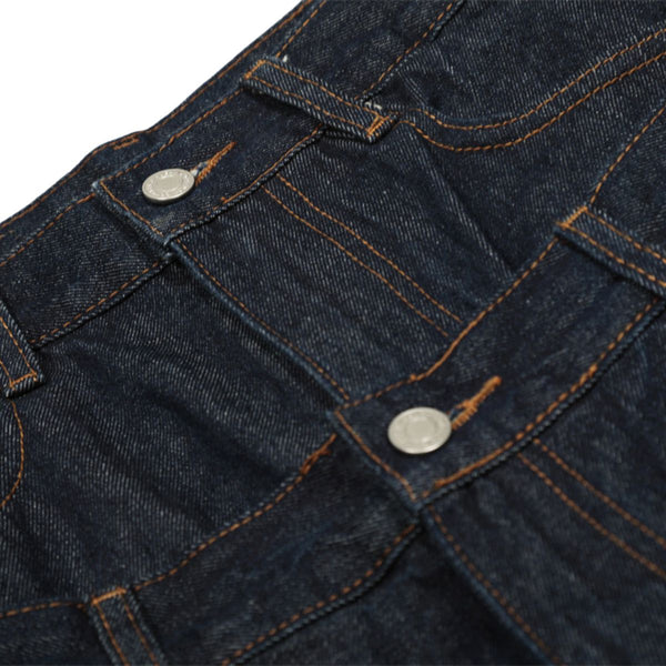 Men's Two-Tone Denim Pants Loose Fashion Street Unique Design