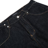 Men's Original Denim Loose Wide-Leg Straight Pants with Contrast Stitching