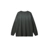 Retro Raw Edge Relaxed Fit Pure Cotton Long-Sleeve Tee 275gsm