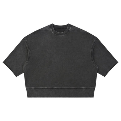 310G Snow Wash Cotton Crop Tee