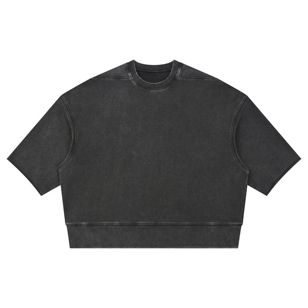 310G Snow Wash Cotton Crop Tee