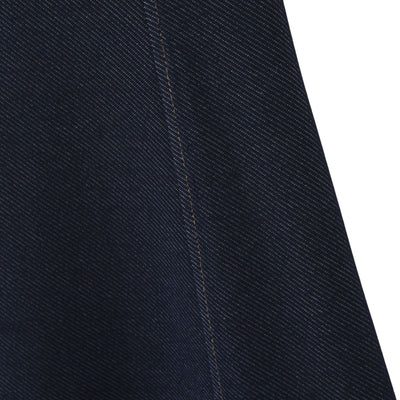 Women's Strapless Belted Denim Midi Dress
