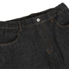 Washed Distressed Wide Leg Denim Jeans