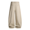 Vintage Pinstripe Baggy Wide-Leg Trousers