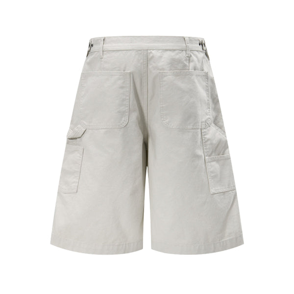 Rivet Detail Baggy Bermuda Cargo Streetwear Denim Pants Shorts