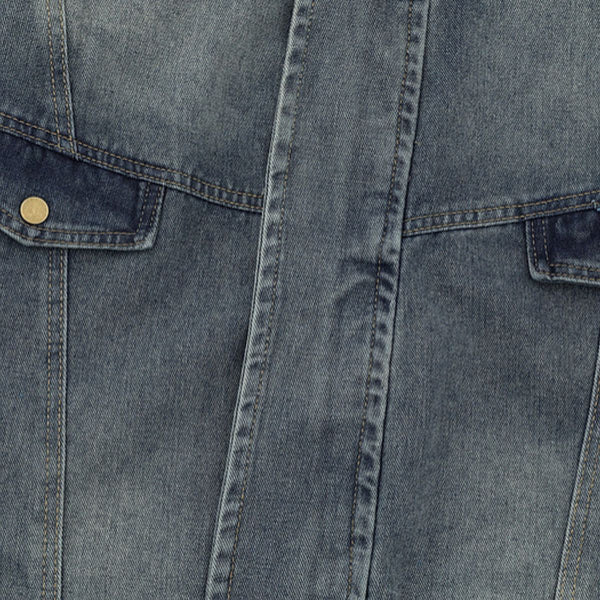 Heavy Craft Motorcycle Style Loose Casual Workwear Washed Denim Jacket