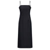 Women's Spaghetti Strap Denim Midi Dress