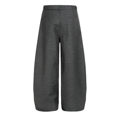 Washed Utility Wide-Leg Cargo Pants