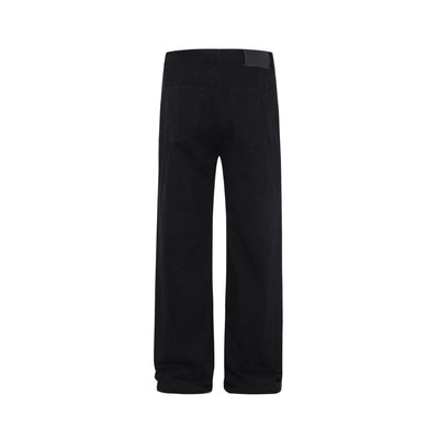 Essential Relaxed Straight-Leg Cotton Pants
