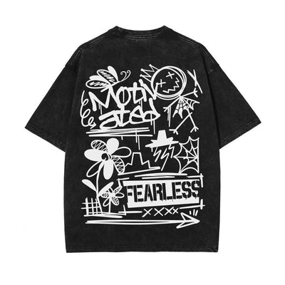 Motivated Graffiti Streetwear Graphic Tee-INNBLAC