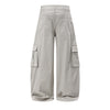 Loose Fit Curved Parachute Pants