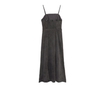 Washed Spaghetti Strap Denim Midi Dress