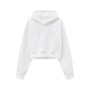 Solid Kangaroo Pocket Crop Hoodie