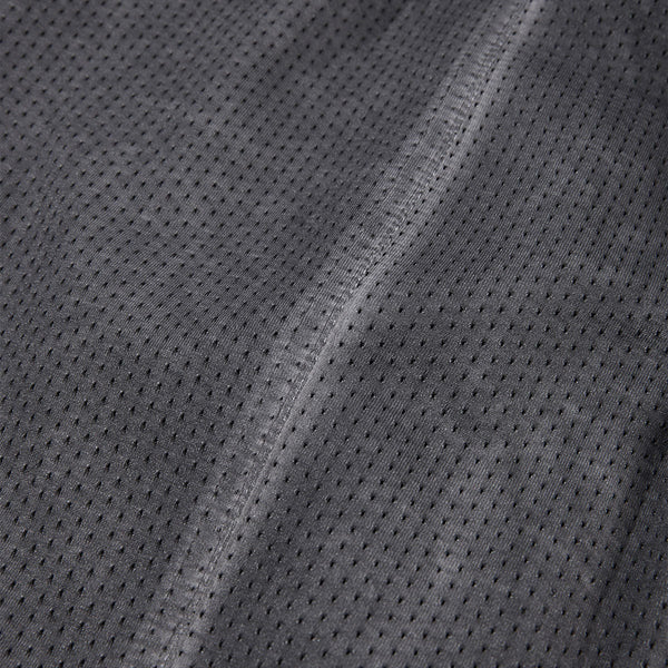 Lightweight Mesh Stand Collar Elastic Hem Zip Jacket