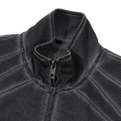 Lightweight Mesh Stand Collar Zip Vest