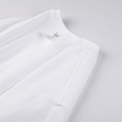 Relaxed Fit Solid Color Cotton Tee 220gsm