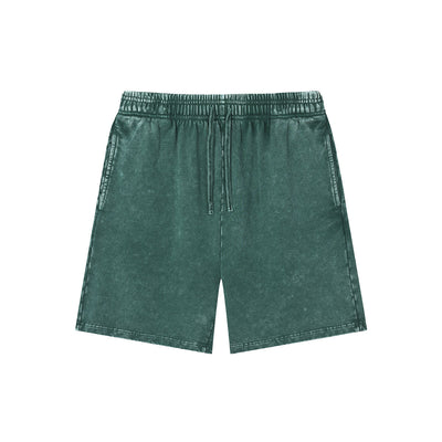 Vintage Washed Relaxed Fit Casual Sweat Shorts