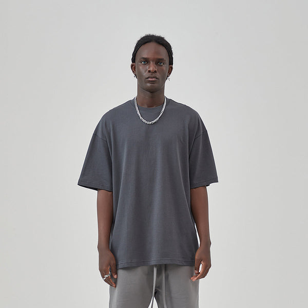 Luxury Cotton Slouchy Comfortable Oversized Basic Tee