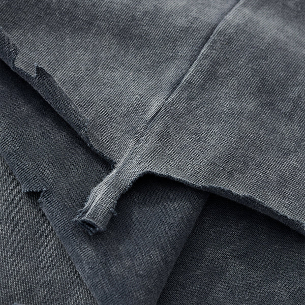 Distressed Oversized Raw Hem Tee