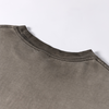 Reverse Fry Washed Vintage Casual Cotton Tee