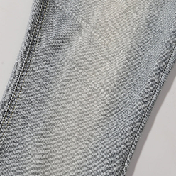 Light Blue Vintage Wash Flared Denim Jeans