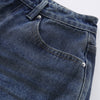 Ripped Patchwork Camo Denim Bermuda Shorts