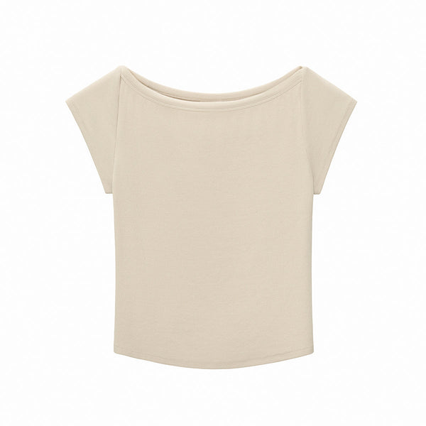 Solid Slim Fit Cropped Hot Girl Tee