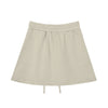 Solid Color A-Line Mini Skirt