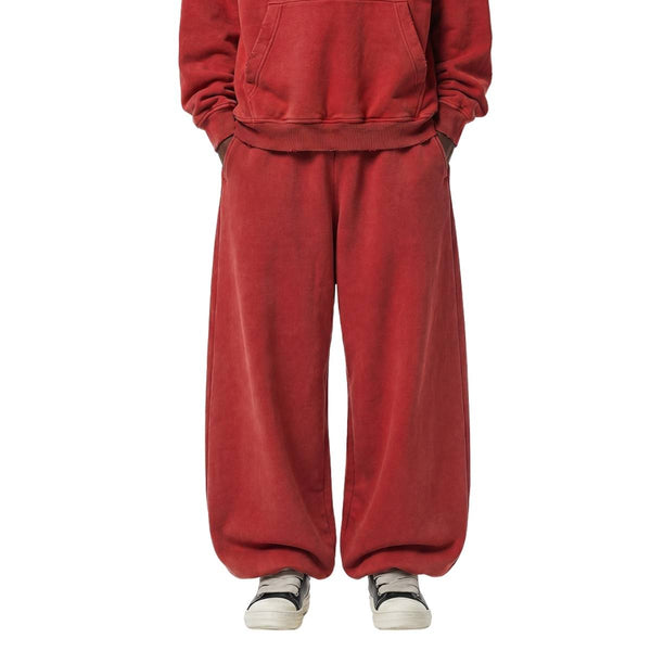 Oversized Snow Wash Fleece Joggers