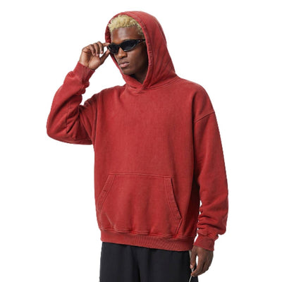 Heavyweight Washed Fleece Hoodie