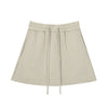 Solid Color A-Line Mini Skirt