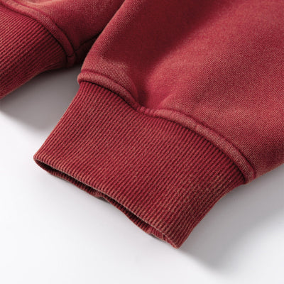 Soft Cotton Fleece Front Pocket Pullover Hoodie