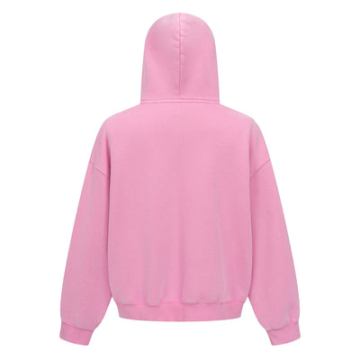 Vintage Oversized Full Zip Kangaroo Pocket Hoodie