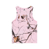 Nature Inspired Pink Camo Leaf Print Casual Tank