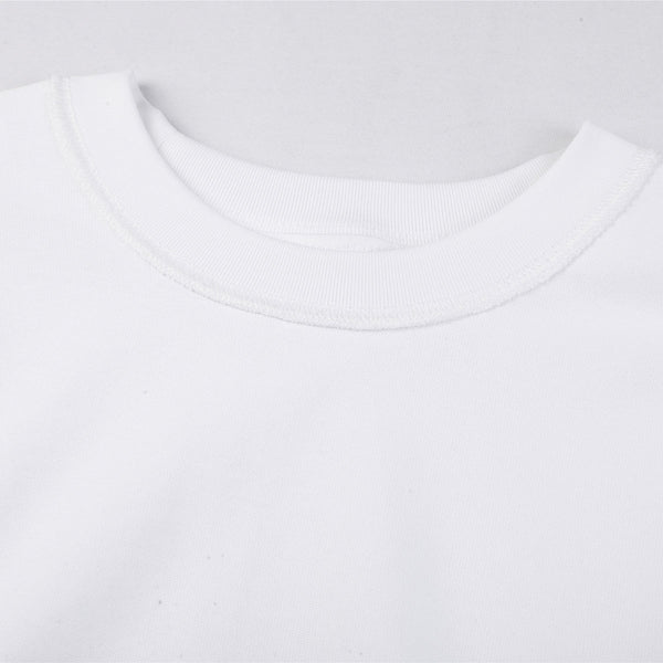 Relaxed Fit Solid Color Cotton Tee 220gsm