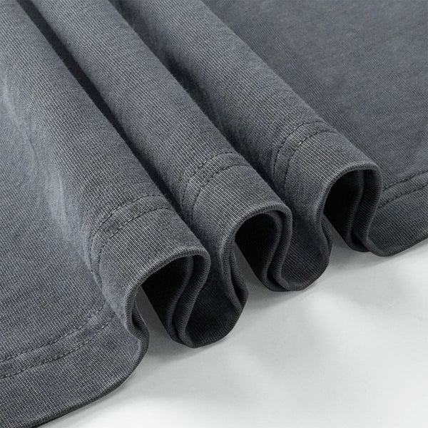 Rivet Detail Washed Boxy Fit T-Shirt