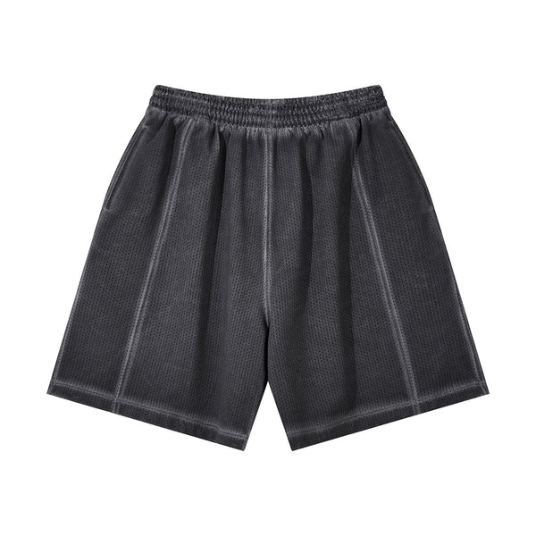 Breathable Mesh Athletic Elastic Waist Training Shorts