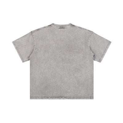 Vintage Washed Boxy Relaxed Streetwear Tee