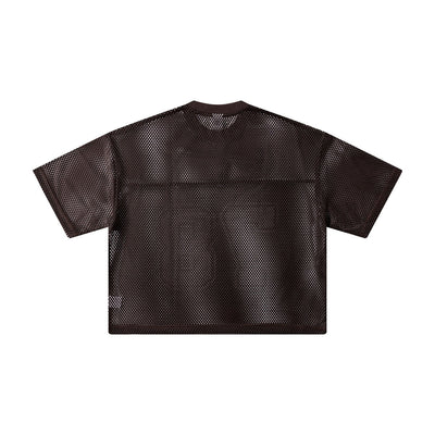 Retro Football Mesh Cropped Athletic Jersey 78