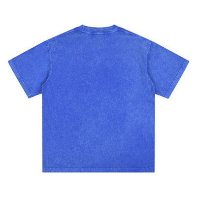 Washed Faded Baggy Cotton Tee 7.5oz