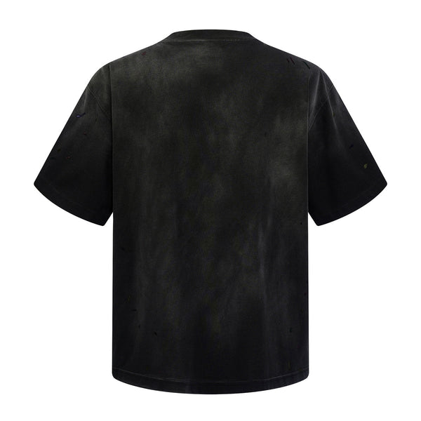 Tie Dye Pocket Oversized Cotton Streetwear T-Shirt
