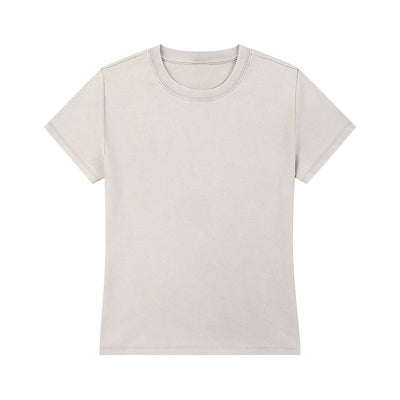 Women's Washed Cotton Short-Sleeve Tee 8oz