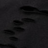 Black Washed Cotton Ripped Boxy Tee 8oz