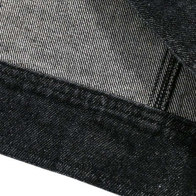 Street Hip-hop Distressed Patchwork Denim Jacket