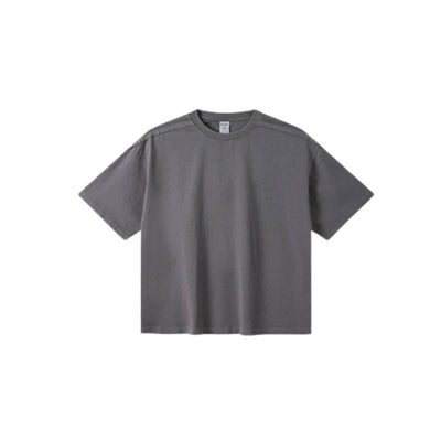 Heavyweight Vintage Fade Raw Edge Boxy Tee