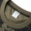 Vintage Camo Burnout Graphic Oversized Cotton Tee