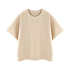 Snowflake Washed Raw Edge Boxy Cropped Tee