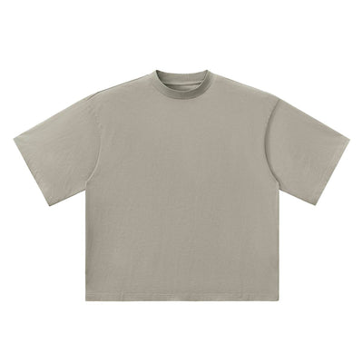Mock Neck Oversized Vintage Tee